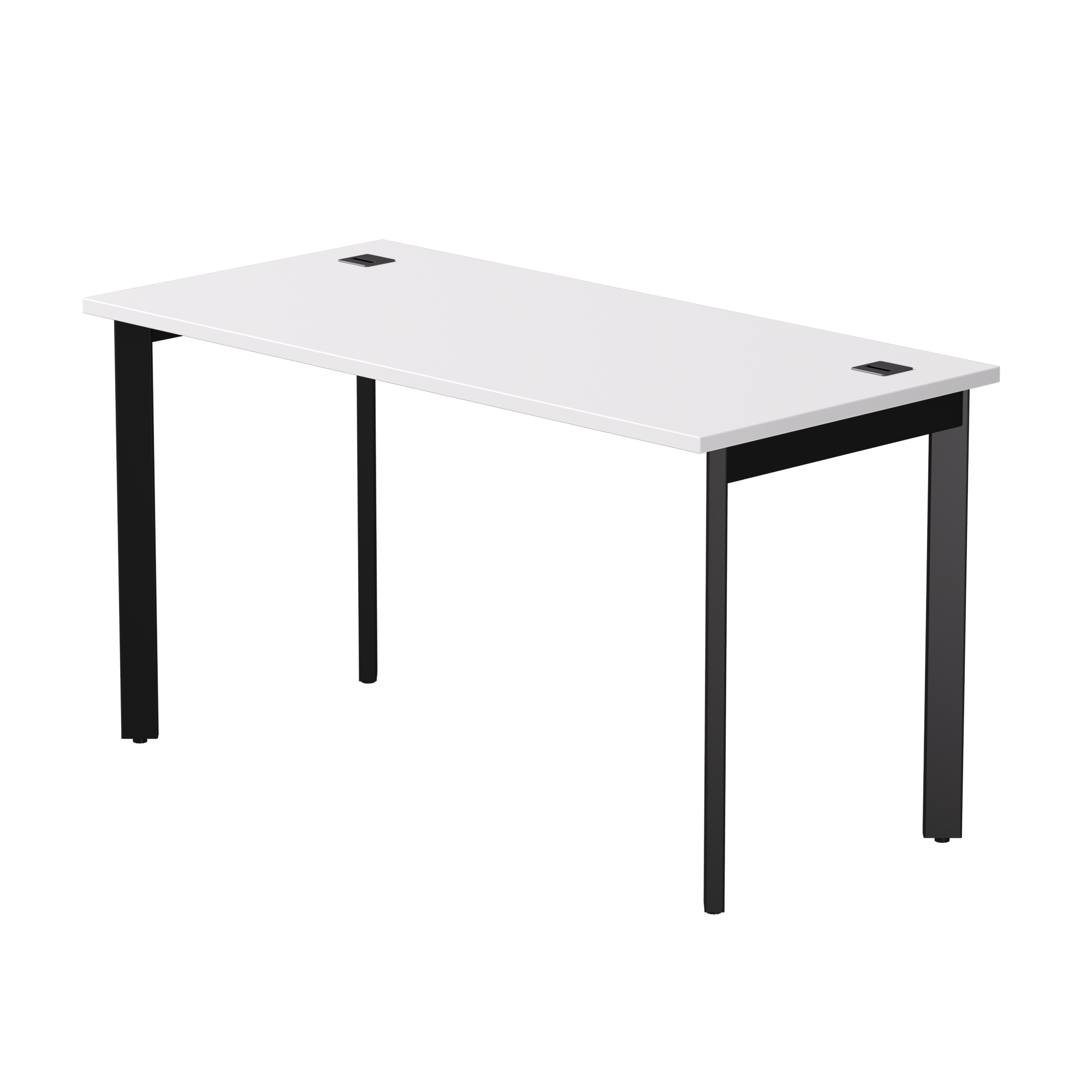 Стол прямой Everprof EVO на металлокаркасе 1380х670х755 опоры 45гр — в интерьере